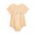 Barboteuse bébé en gaze de coton ouverture croisée noisette Orange 2 - vertbaudet enfant 