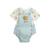 Ensemble salopette bébé en gaze de coton et t-shirt elio Bleu 2 - vertbaudet enfant 