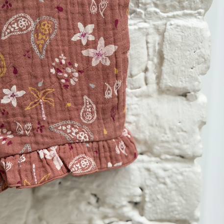 Combishort bébé en gaze de coton arizona Terracotta 4 - vertbaudet enfant 