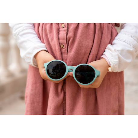 Lunettes de soleil enfant 4-6 ans Barbe à papa+Bleu marin+Écaille+Fuchsia+Galet+Rose brumeuse+Vert sauge 38 - vertbaudet enfant 