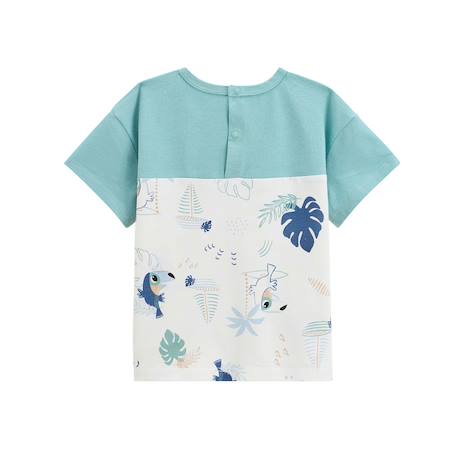 Ensemble enfant t-shirt et short en gaze de coton toucana Bleu 5 - vertbaudet enfant 