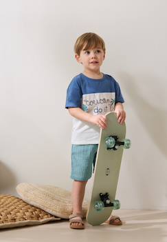 Ensemble enfant t-shirt et short en gaze de coton toucana  - vertbaudet enfant