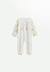 Pyjama bébé en velours ouverture zippée elio Ecru 1 - vertbaudet enfant 