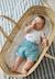 Ensemble body bébé et short en gaze de coton toucana Bleu 1 - vertbaudet enfant 