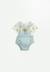 Ensemble salopette bébé en gaze de coton et t-shirt elio Bleu 1 - vertbaudet enfant 