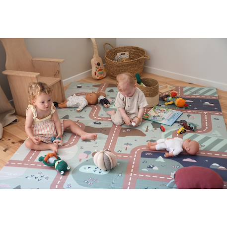 Tapis de motricité réversible Arche+Arcs beiges 8 - vertbaudet enfant 