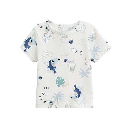 Ensemble salopette bébé en gaze de coton et t-shirt toucana Sable 5 - vertbaudet enfant 
