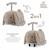 Porteur Animal À Bascule 2 En 1 En Peluche Chien Gris+Marron 2 - vertbaudet enfant 