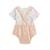 Ensemble salopette bébé en gaze de coton et t-shirt louison Rose 3 - vertbaudet enfant 