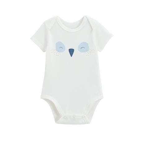 Lot de 2 bodies bébé manches courtes toucana Bleu 5 - vertbaudet enfant 
