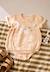 Barboteuse bébé en gaze de coton ouverture croisée noisette Orange 1 - vertbaudet enfant 