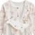 Pyjama bébé en velours ouverture pont louison Ecru 4 - vertbaudet enfant 