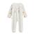 Pyjama bébé en velours ouverture zippée elio Ecru 2 - vertbaudet enfant 