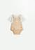 Ensemble salopette bébé en gaze de coton et t-shirt noisette Orange 1 - vertbaudet enfant 