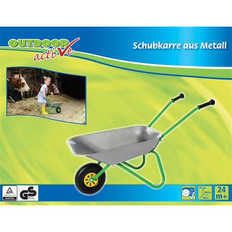 Brouette en métal Argent 2 - vertbaudet enfant 