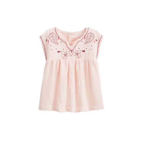 Blouse enfant en gaze de coton arizona Rose 2 - vertbaudet enfant 
