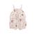 Barboteuse bébé en gaze de coton arizona Ecru 2 - vertbaudet enfant 