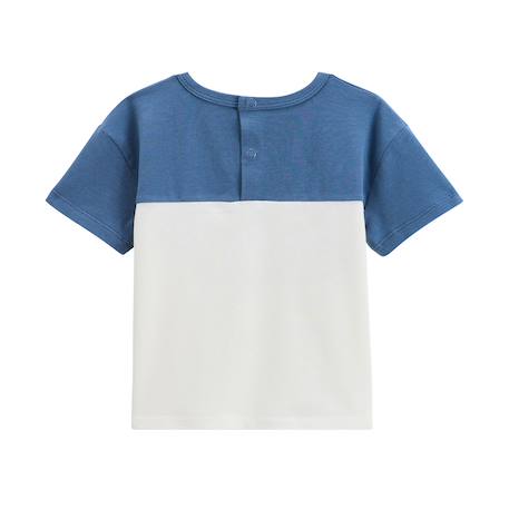 Ensemble enfant t-shirt et short en gaze de coton toucana Bleu 5 - vertbaudet enfant 