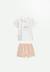 Ensemble bébé t-shirt et short en gaze de coton louison Rose 1 - vertbaudet enfant 