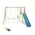 Portique balançoire et toboggan en bois 2,30m palmi 2 Bois 2 - vertbaudet enfant 