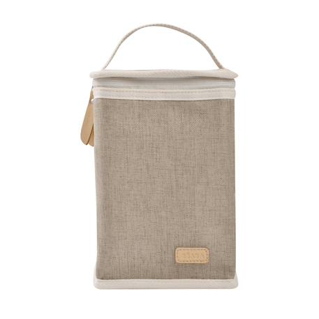 Pochette repas isotherme éco-conçue Gazelle chiné 1 - vertbaudet enfant 
