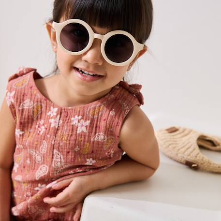 Combishort fille en gaze de coton arizona Terracotta 5 - vertbaudet enfant 