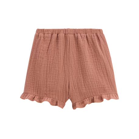 Short enfant en gaze de coton arizona Terracotta 3 - vertbaudet enfant 