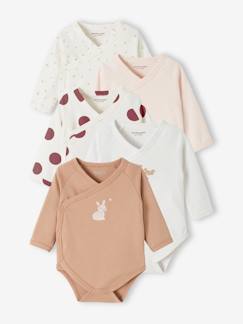 Bébé-Body-Lot de 5 bodies manches longues bébé ouverture naissance