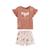 Ensemble enfant t-shirt et short en gaze de coton arizona Terracotta 2 - vertbaudet enfant 