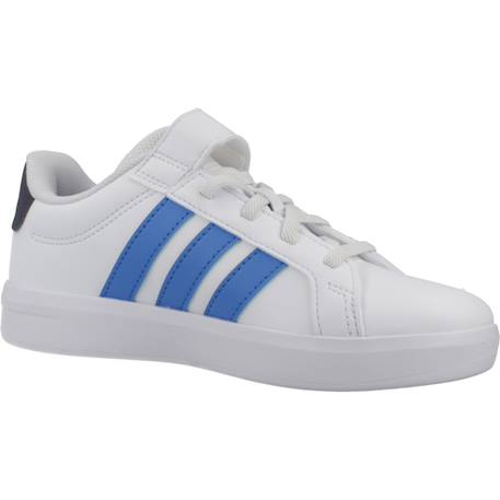 Basket garçon grand court 3.0 el Blanc white 5 - vertbaudet enfant 