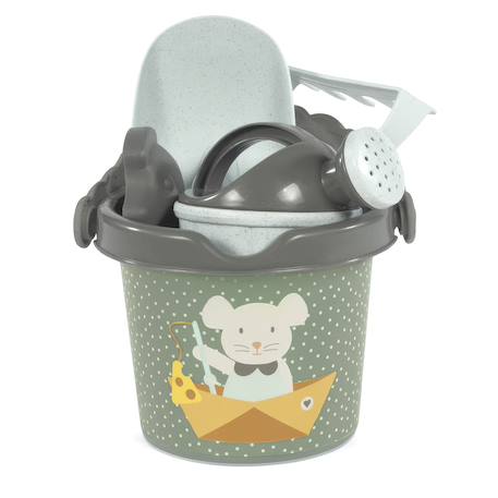 Set jouets de plage enfant 8 pièces paille de blé summer Vert - Poppy 2 - vertbaudet enfant 