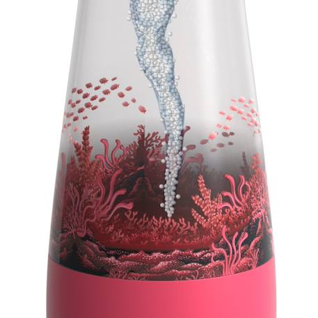 Tsuny coral- veilleuse océanique relaxante Rose 2 - vertbaudet enfant 