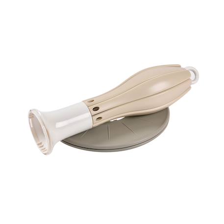 Egoutte biberons pliable compact et nomade capacité 8 biberons Gris+Rose+Terre argile 16 - vertbaudet enfant 