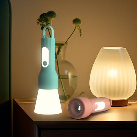 Glowy bleu – lampe-torche magique et nomade pour enfants Bleu 4 - vertbaudet enfant 