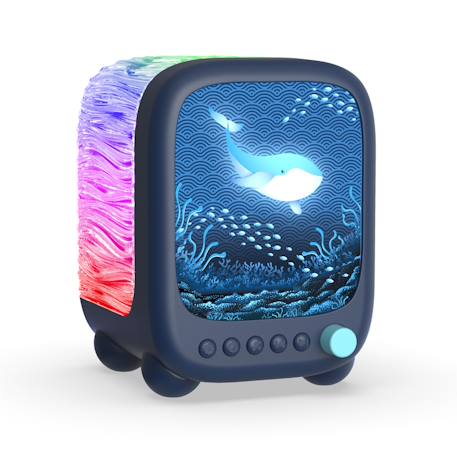 Wavy light abyss -lampe océanique relaxante Bleu 1 - vertbaudet enfant 