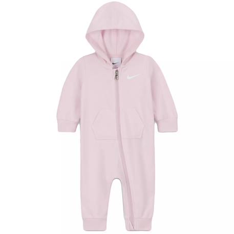 Combinaison zippé à capuche Rose 1 - vertbaudet enfant 