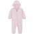Combinaison zippé à capuche Rose 1 - vertbaudet enfant 