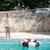 Maillot de bain couche motif damier stone et sel (7-12 mois) Beige 5 - vertbaudet enfant 