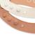 Lot de 2 bavoirs en silicone kangaroots Ecru, marron 2 - vertbaudet enfant 