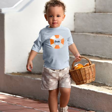 T-shirt anti-uv manches courtes bouée (7-12 mois) Bleu 6 - vertbaudet enfant 