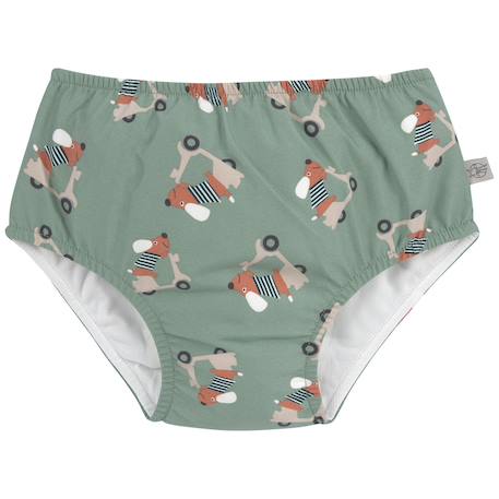 Maillot de bain couche scooter et chien vert (7-12 mois) Vert 1 - vertbaudet enfant 