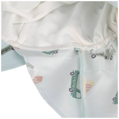 Casquette protège nuque anti-uv camion de glace (1-3 ans) Bleu 3 - vertbaudet enfant 