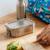 3 boîtes à gouter inox kiddy 500 ml renards Argent 4 - vertbaudet enfant 