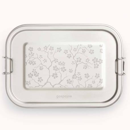 Lunch box inox yummy 800 ml cerisier Gris 2 - vertbaudet enfant 