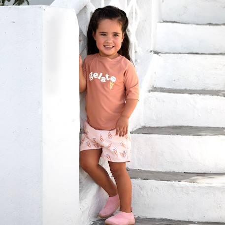 T-shirt anti-uv manches courtes terre (7-12 mois) Marron 4 - vertbaudet enfant 