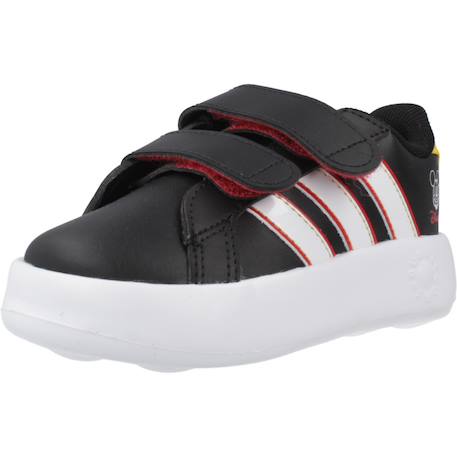 Basket garçon grand court mickey Noir black 4 - vertbaudet enfant 