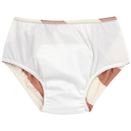 Maillot de bain couche rayures terre et sel marin (3-6 mois) Marron 3 - vertbaudet enfant 