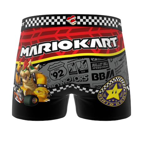 Lot de 3 boxers  super mario kart Rouge/noir/bleu/vert/gris/blanc 6 - vertbaudet enfant 