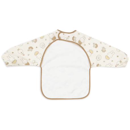 Bavoir à manches imperméable miffy family farm Ecru, marron, jaune 2 - vertbaudet enfant 