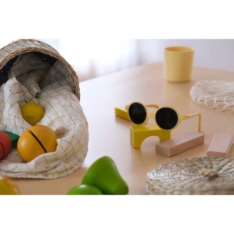 Lunettes de soleil enfant 9-24 mois Galet+Pollen+Rose poudré 9 - vertbaudet enfant 